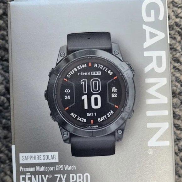 Garmin Fenix 7X Pro Sapphire Solar Watch Multisport GPS Smartwatch